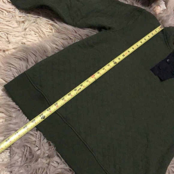 NWT Mens Spyder Quilted Pullover-Olive Green-Sz S - Picture 8 of 13